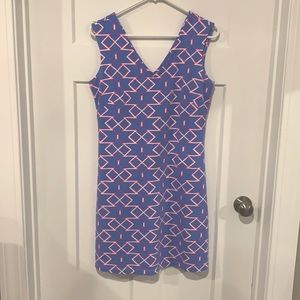 Mahi Gold blue and pink dress. Size Medium